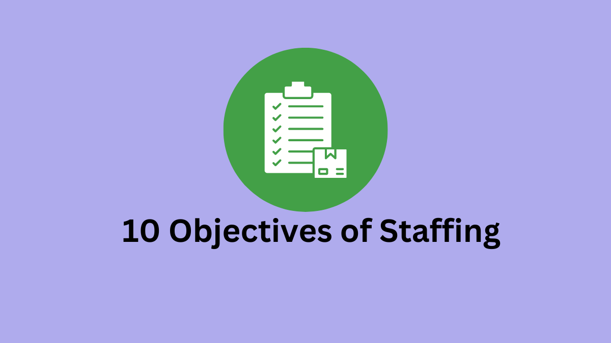 objectives of staffing