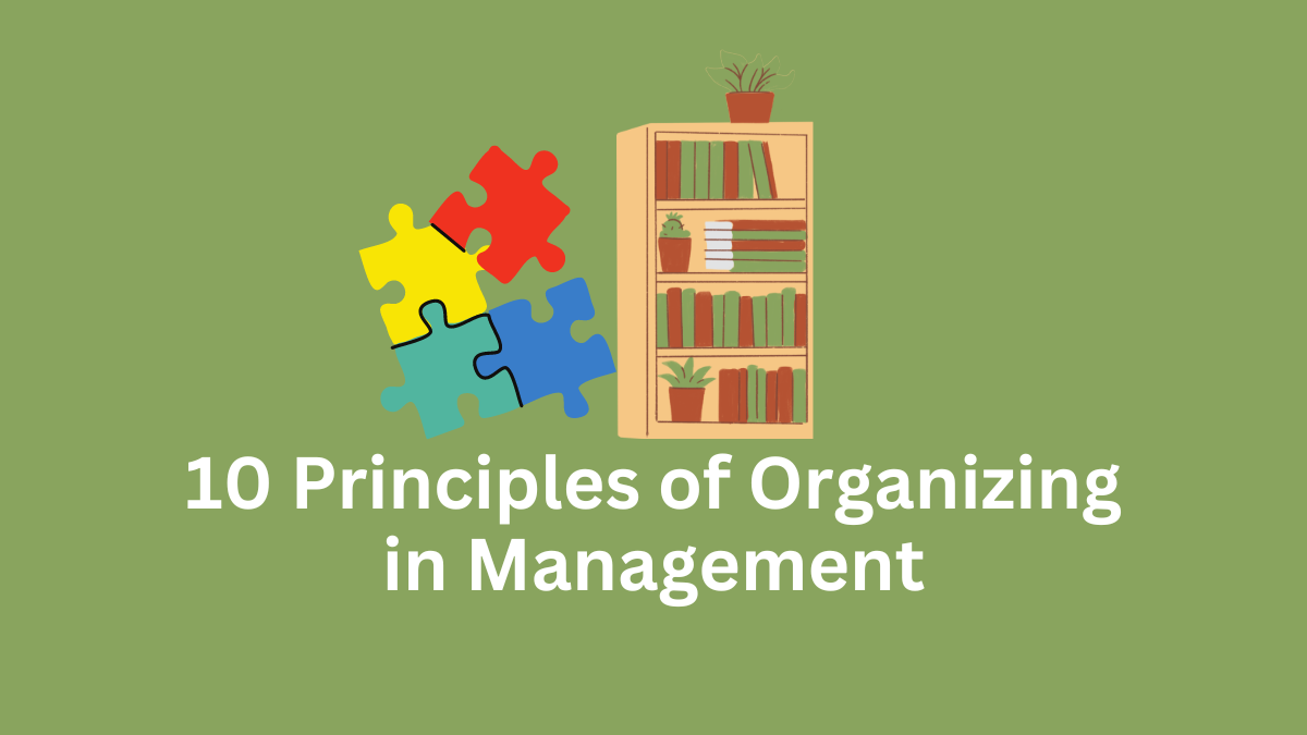 principles of organizing
