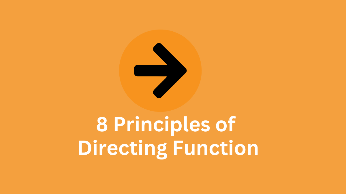 principles of directing