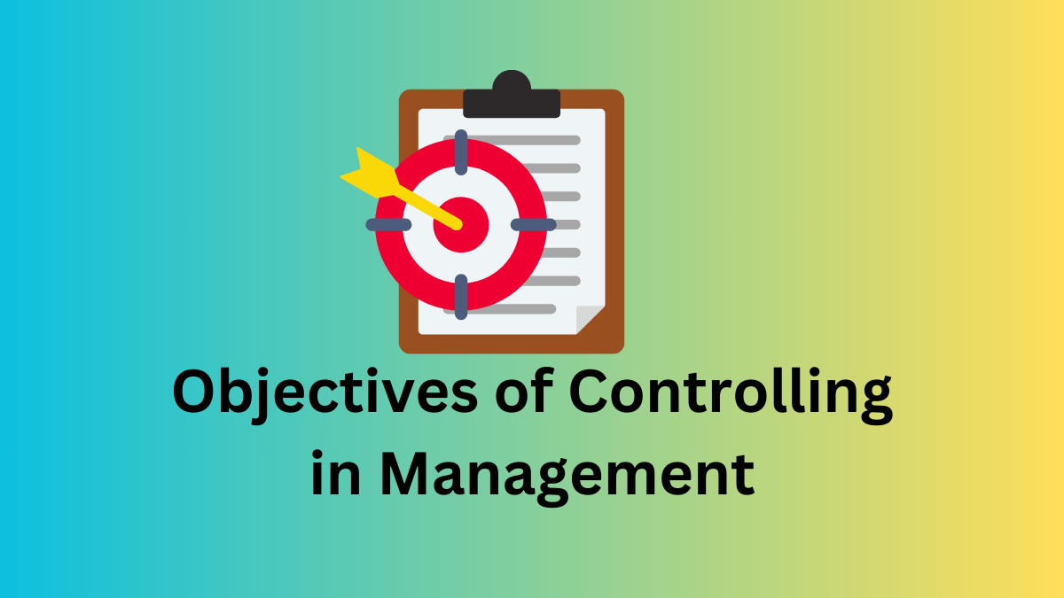 objectives of controlling