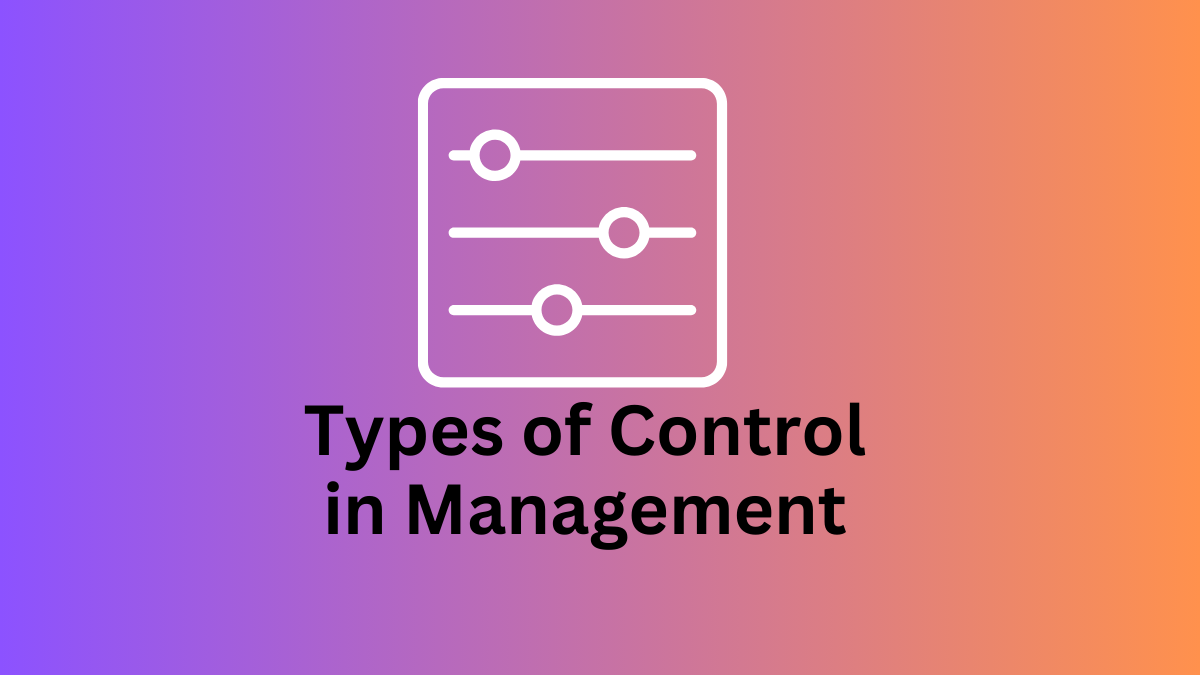 types of control
